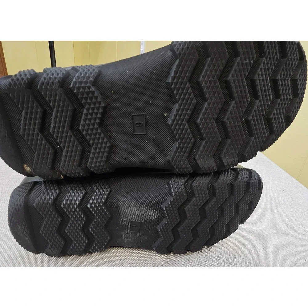 Habit Waterproof Hunting Boots Men 6 Black Neoprene Rubber Rain Outdoor Lug Sole